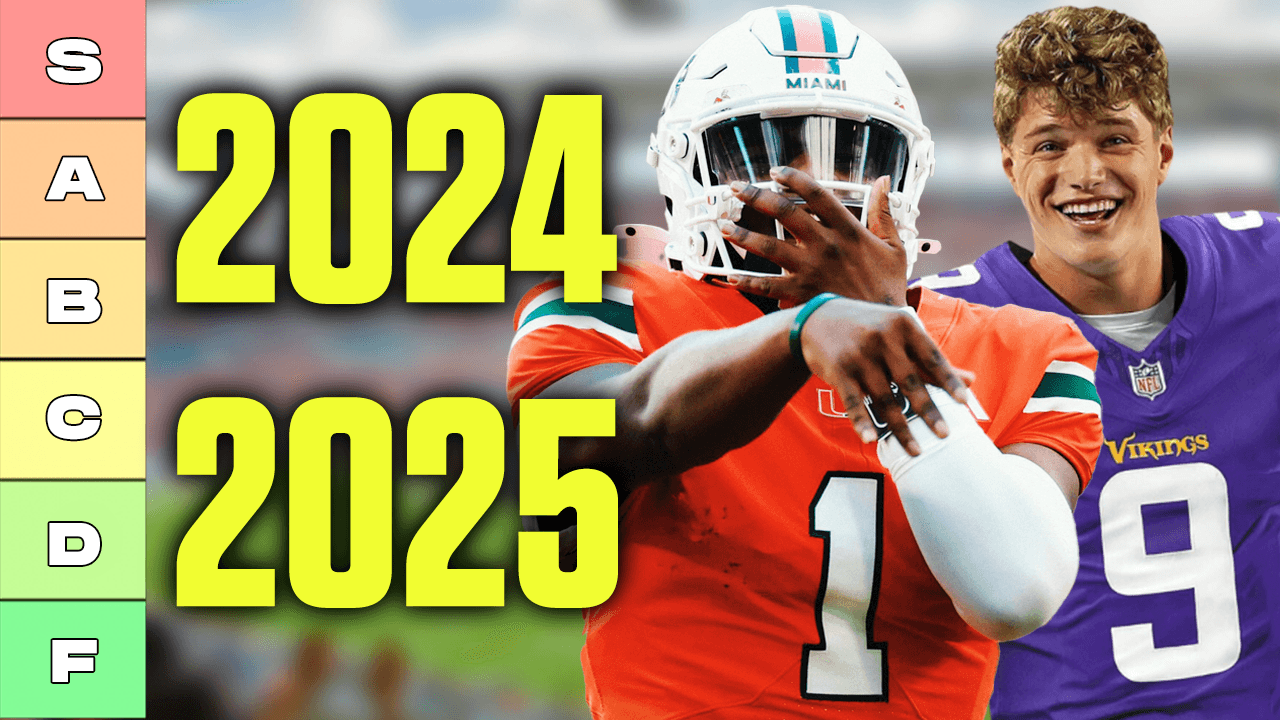 Combined 2024 & 2025 Dynasty Rookie Quarterback Rankings