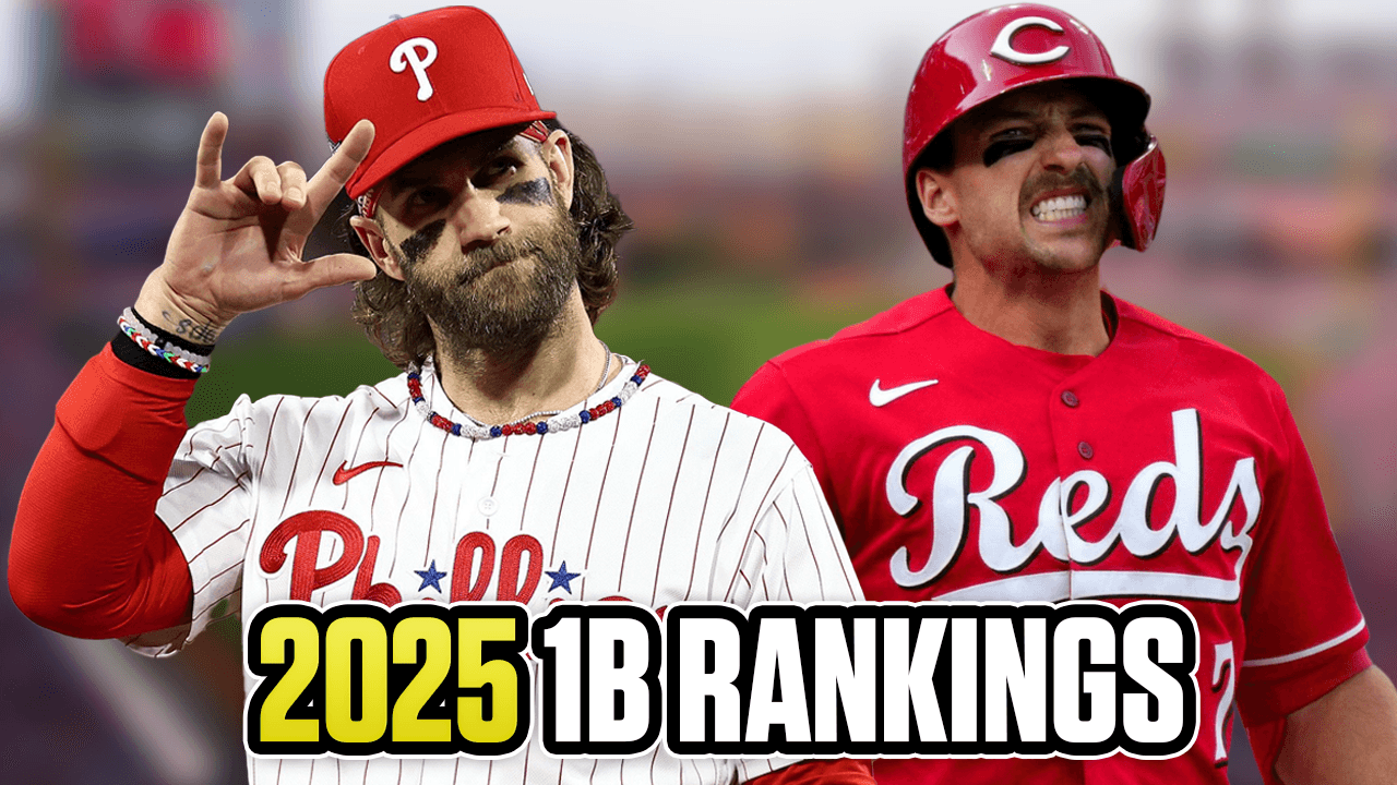 Way Too Early 2025 Fantasy Baseball First Base Rankings