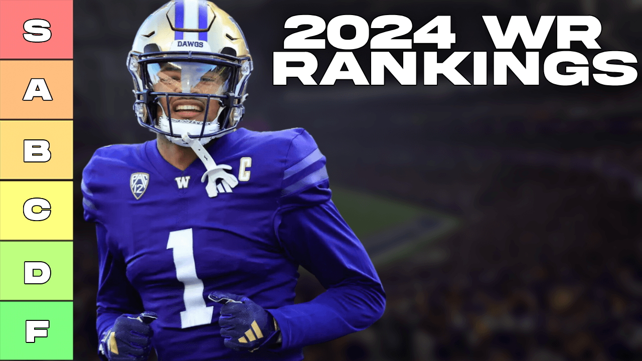 2024 Dynasty Rookie Wide Receiver Rankings (1-5) Based on a Predictive Draft Model