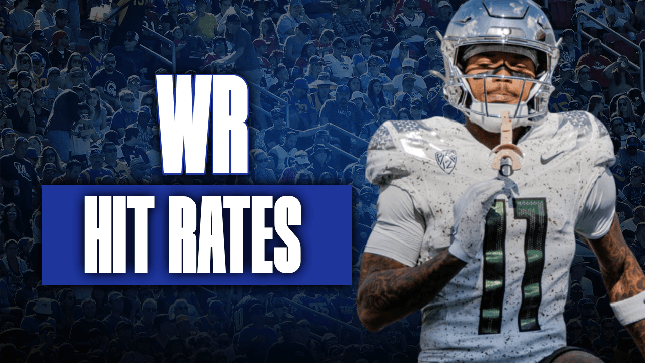 Hit Rates for Dynasty Wide Receivers Based on NFL Draft Capital