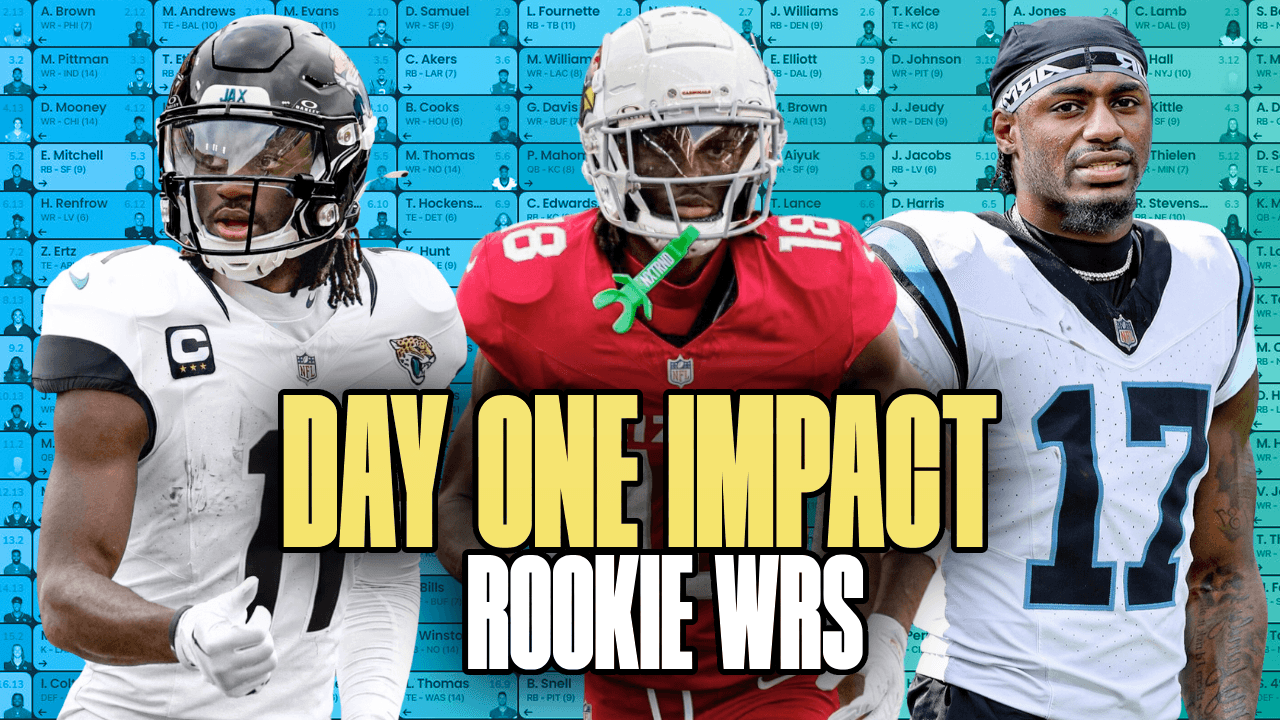 Three Rookie Wideouts Who Will Have an Immediate Impact in 2024 Fantasy Football