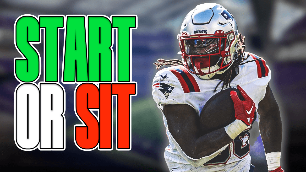 Biggest Week 8 Start 'Em Sit 'Em Decisions for 2024 Fantasy Football