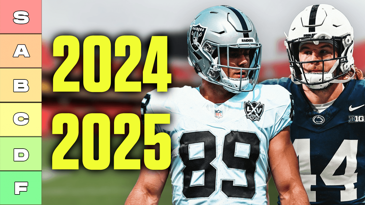Combined 2024 & 2025 Dynasty Rookie Tight End Rankings