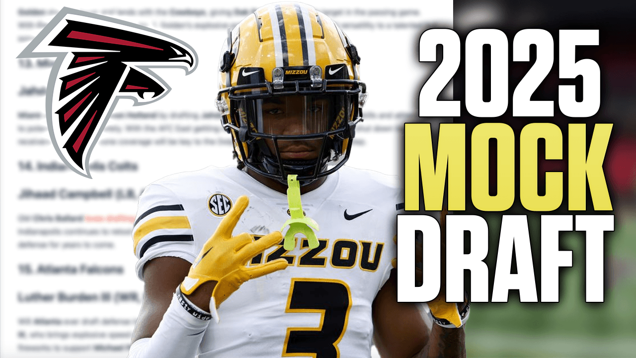 2025 NFL Mock Draft: Bears jump for Jeanty, Falcons and Cowboys Grab WRs