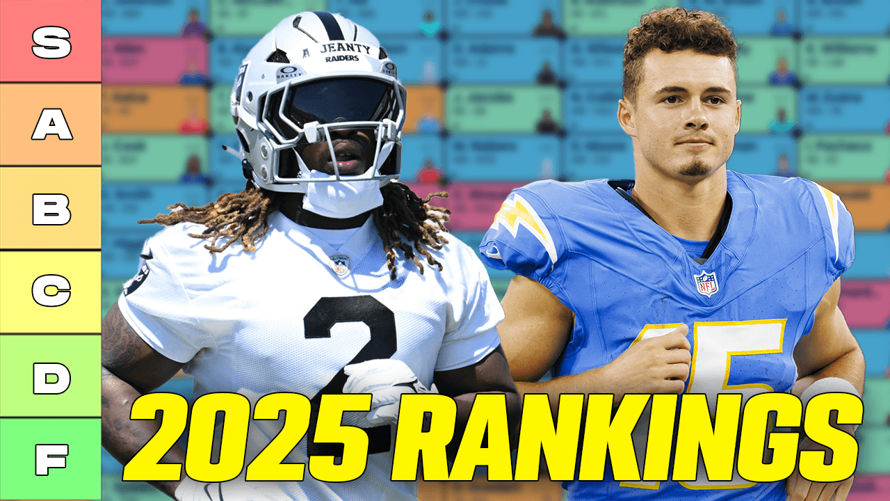 2025 Fantasy Football PPR Rankings (Top 72)