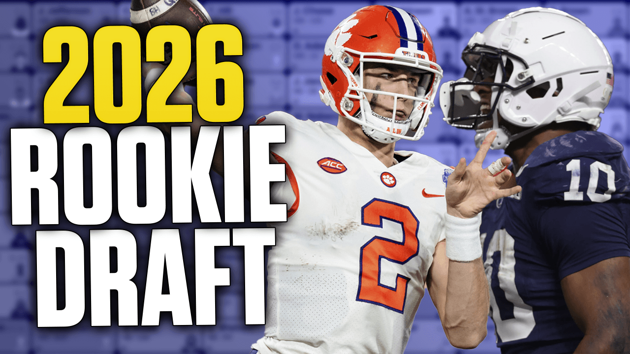 2026 Dynasty Rookie Mock Draft (3 Rounds & Rookie Sleepers)