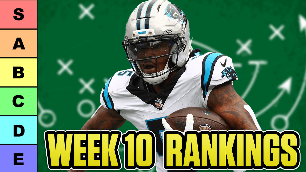2025 Fantasy Football Week 10 Rankings (QB, TE, WR, RB)