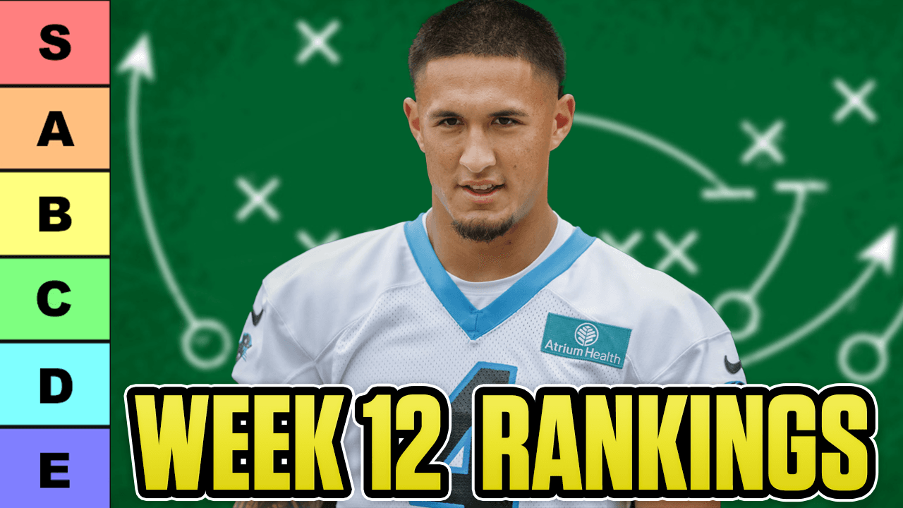 2025 Fantasy Football Week 12 Rankings (Every Position)