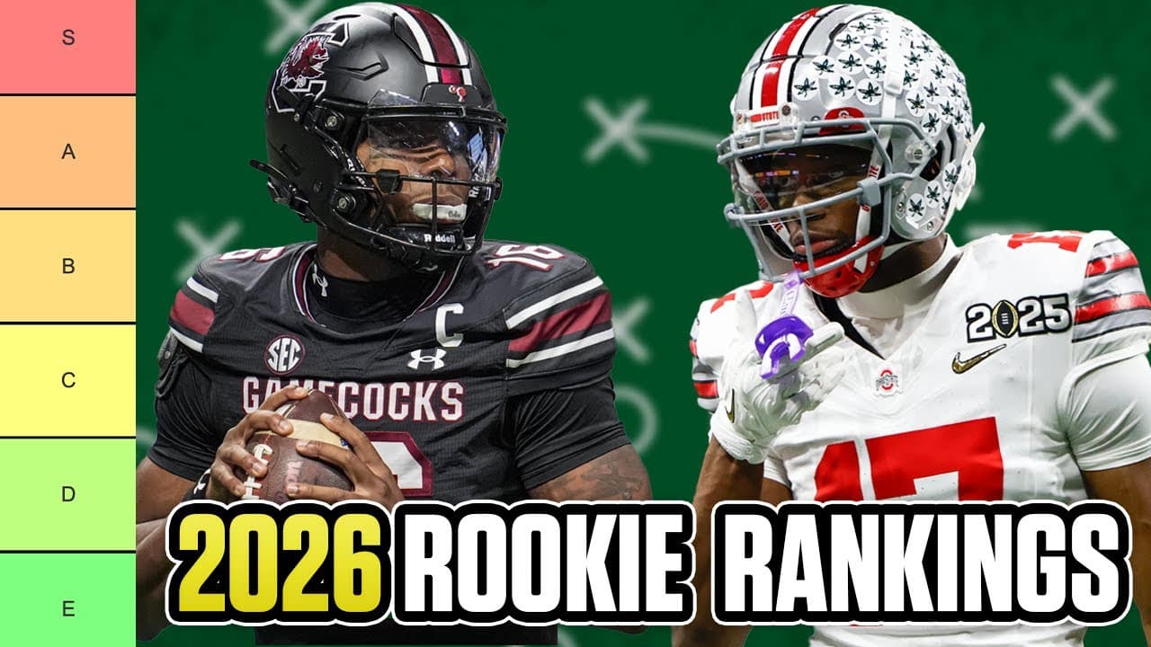 Top 24 2026 Dynasty Rookie Rankings & Tiers