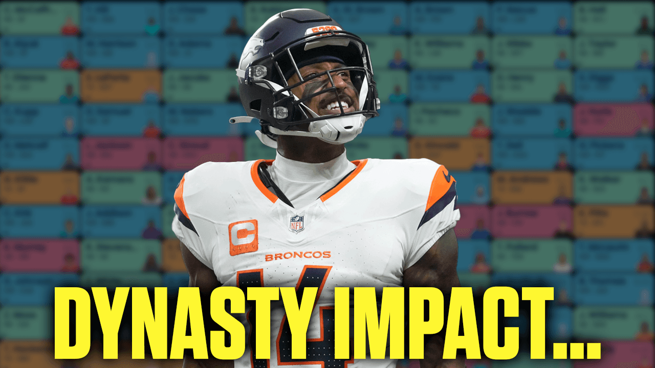 How the Courtland Sutton Extension Impacts the Denver Broncos in Dynasty Fantasy Football