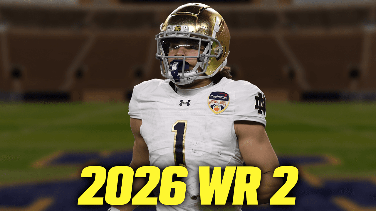 2026 NFL Draft WR Rankings: Top 5 Wide Receiver Prospects (Summer Scouting)