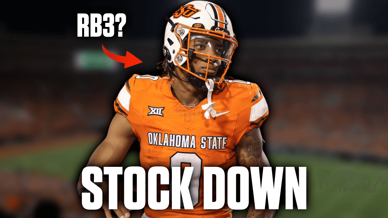 Biggest 2025 Dynasty Rookie Risers and Fallers (Week 2 College Football Stock Report)