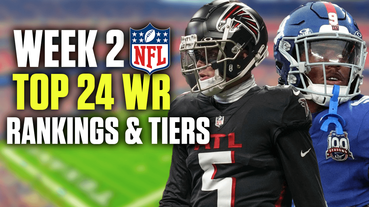 Week 2 Wide Receiver Rankings & Tiers (2024 Fantasy Football)